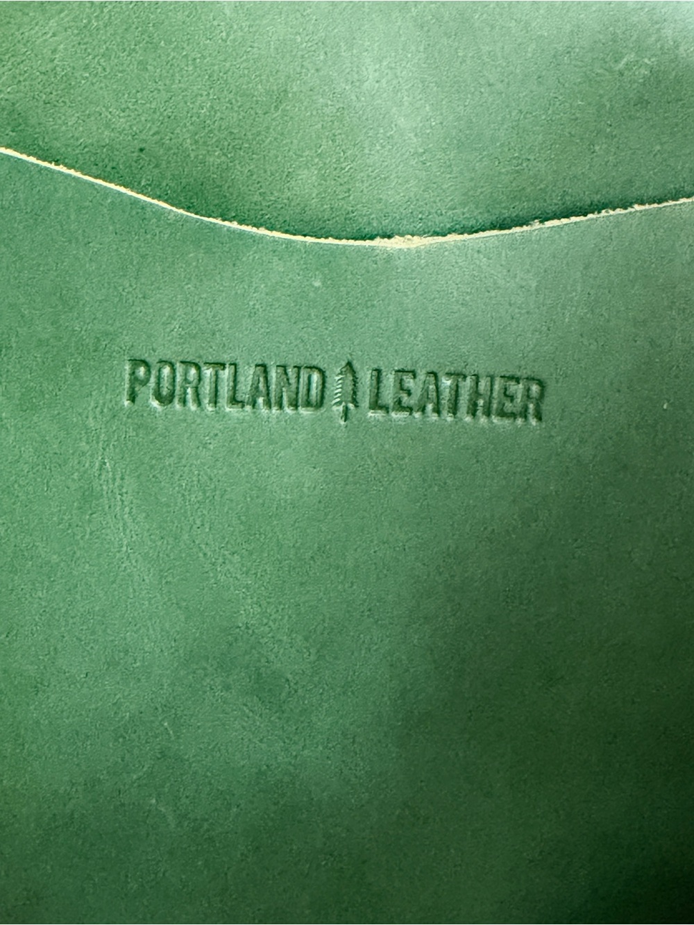 New Portland Leather Goods Almost Perfect Circle Crossbody in Cowboy Mint - Picture 2 of 6